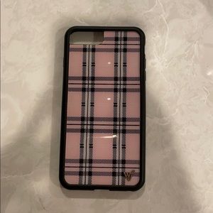 wildflower plaid i phone 8+ case